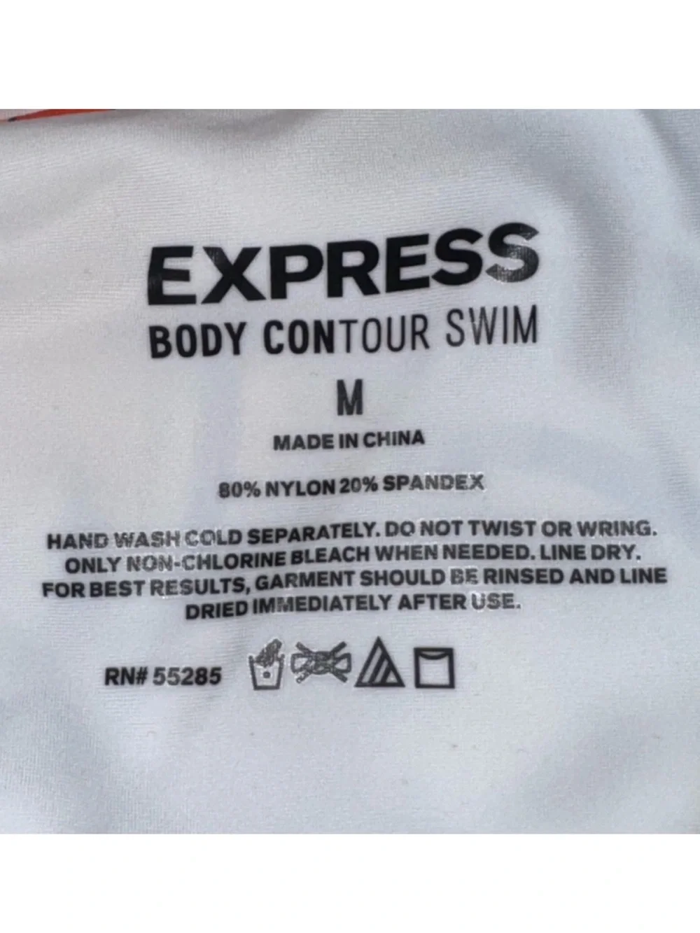 Express Body Contour Swim Bottoms Swirl Design Size M NEW!